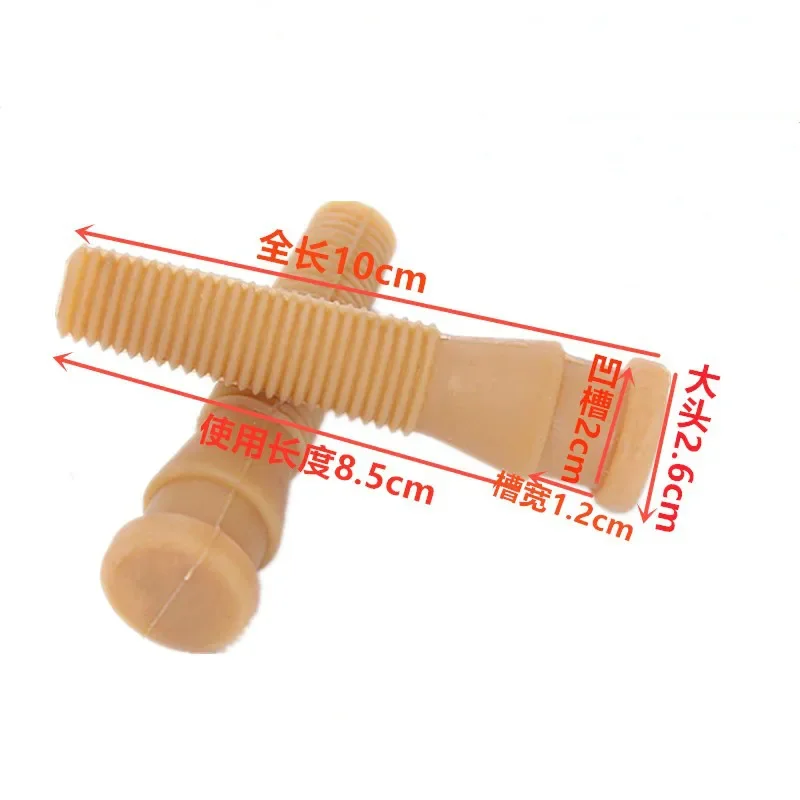

50PCS Hair Removal Machine with Cow Tendon Rubber Bristle Stick