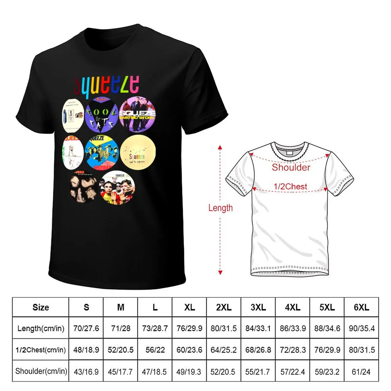 Squeeze Band Shirt Squeeze Band T-Shirt anime t shirts for man T-Shirt