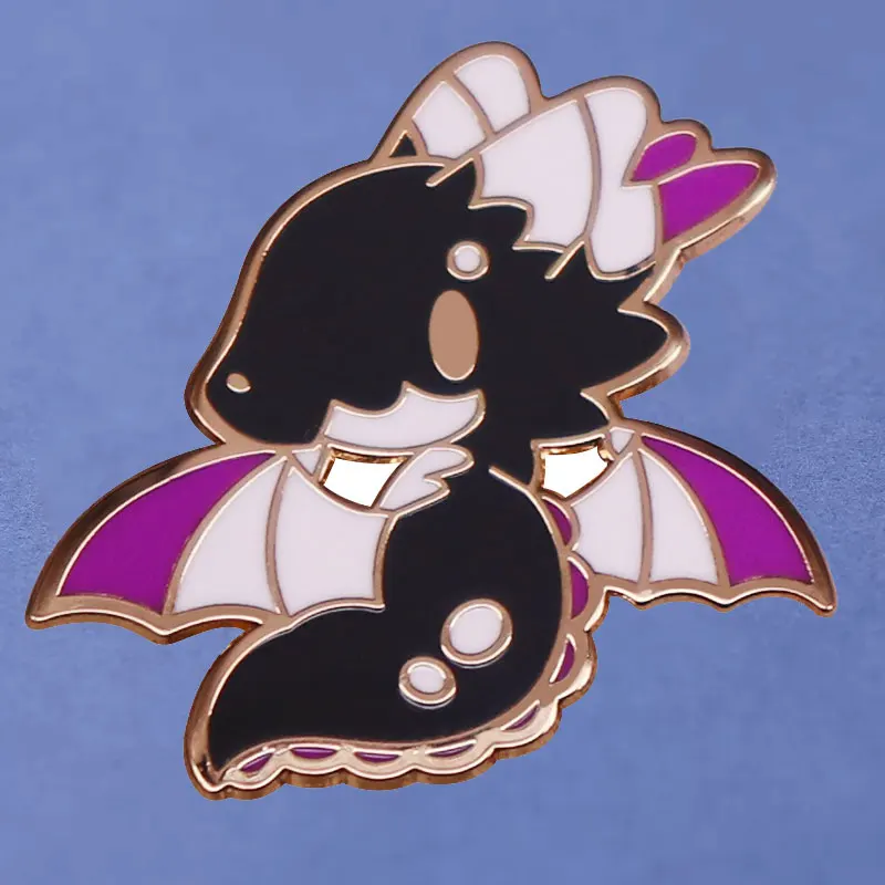 

Kawaii Pokemon Dragon Enamel Pin Cute Pterosaurs Brooch Metal Accessories Fashion Cartoon Lapel Backpack Pins Jewellery Gifts