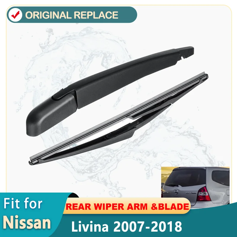 

Rear Back Windshield Wiper Blade Arm Set for Nissan Juke for Nissan Livina Clean Back Window Brush 28780-3JA0A