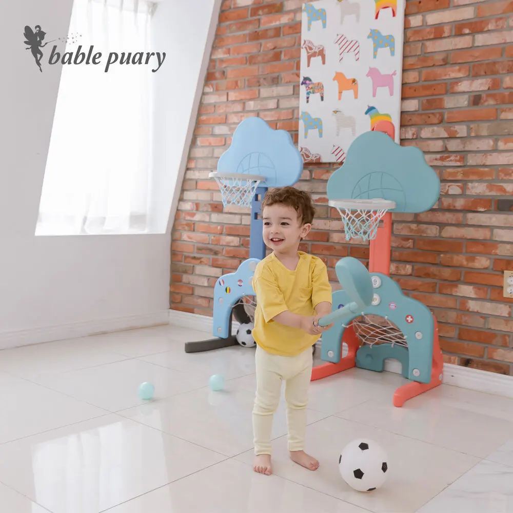 BABLE PUARY 3 in 1 Sky baby Basketball Indoor Playground for Children's Home kindergarten