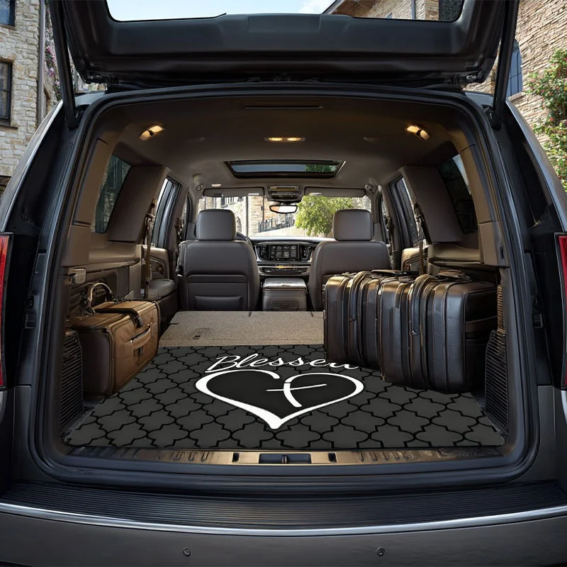 Car Trunk Mat, 75X100, 1pc, Polyester Material, 