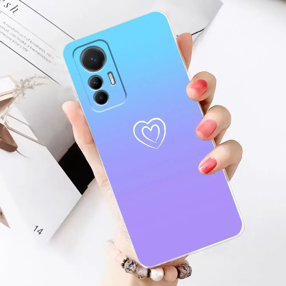 For Redmi Note 12S Case For Redmi Note 12s Silicone Fashion Painted Soft Phone Case for Xiaomi Redmi Note 12S Cover Bumper