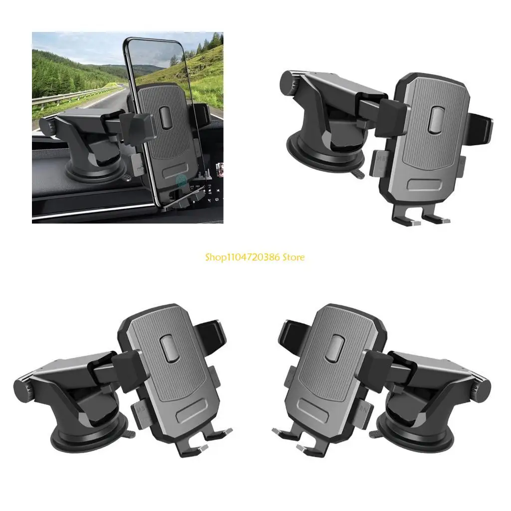 K0EA Supporto per telefono per auto, supporto per cellulare per parabrezza per cruscotto auto supporto per telefono con a