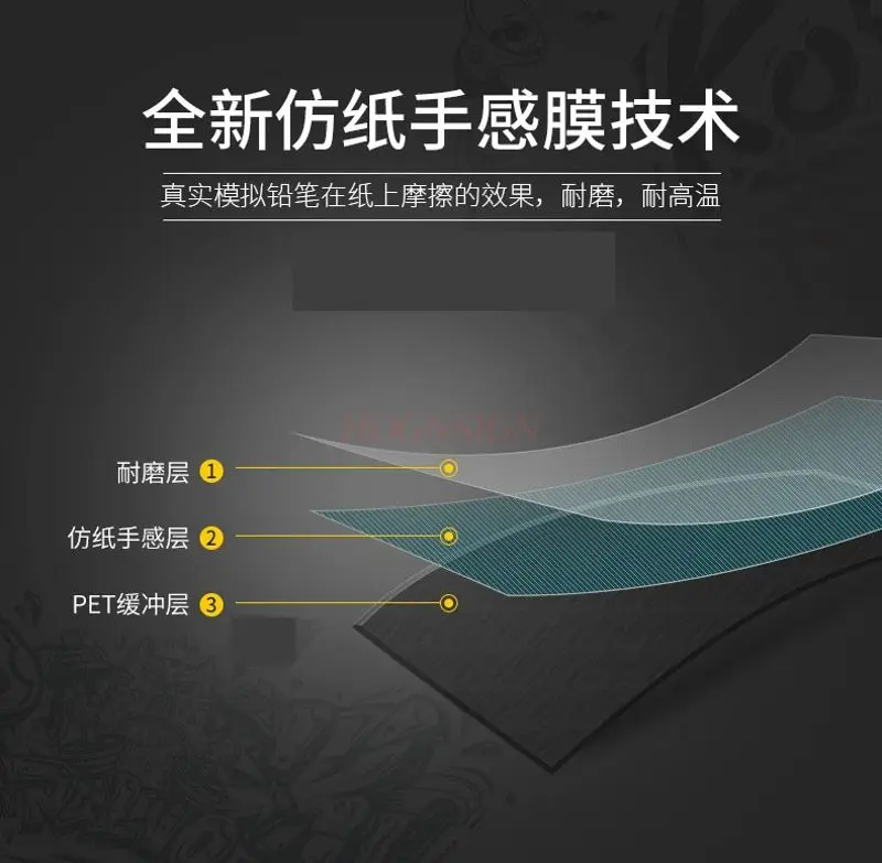 قطعة واحدة من لوحة الكتابة اليدوية لرسم الكمبيوتر الرقمية يمكن توصيلها بلوحة الرسم الإلكترونية للهاتف المحمول #3
