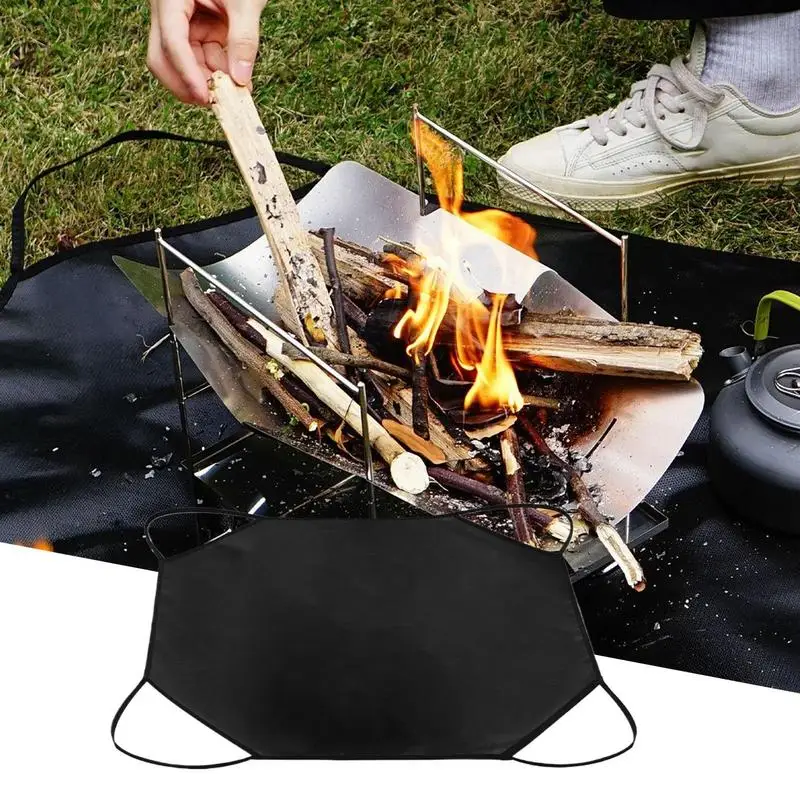 Огнестойкий коврик, портативный безопасный огнестойкий кухонный огнестойкий коврик, термостойкие подушечки для гриля для сантехники, кулинарии, приготовления пищи на открытом воздухе