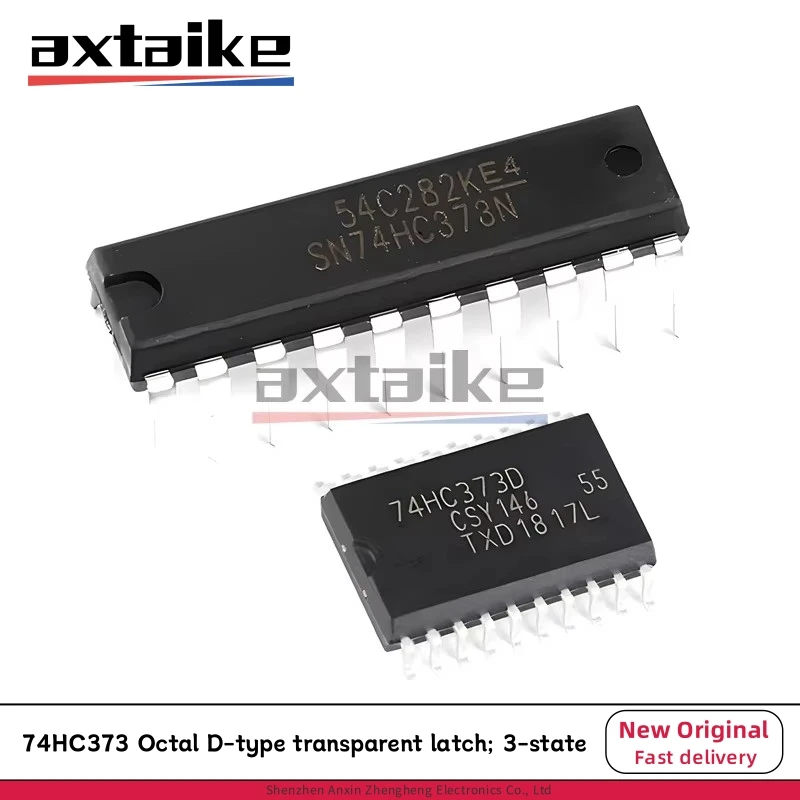 

10PCS 74HC373 IC DIP-20/SOP-20 SMD SN74HC373N/74HC373D/SN74HC373DWR Octal D-Type Transparent Latch 3-State Logic Chip