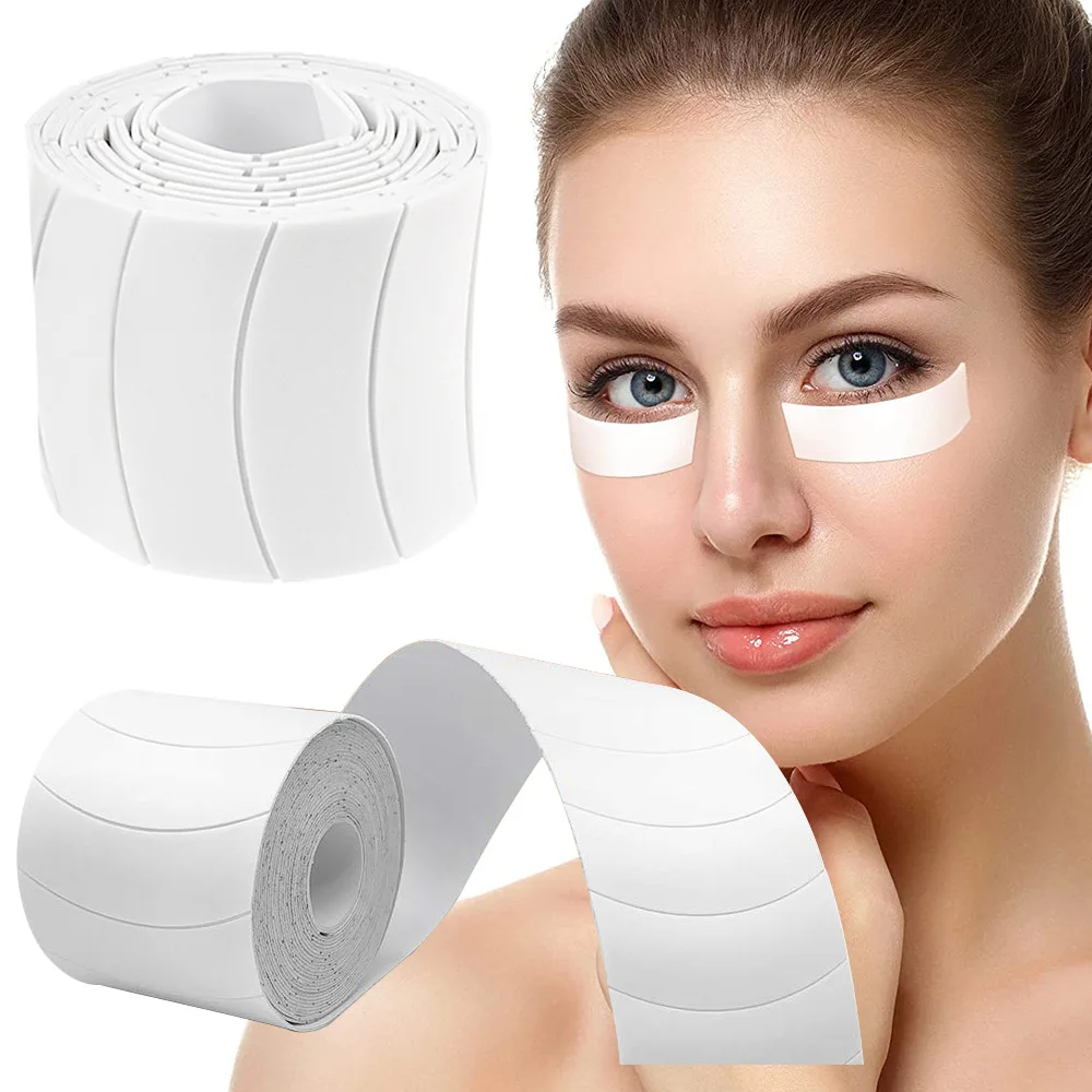 Micro coussinets en mousse pour les yeux, autocollant d'extension de cils, mousse PE respirante, patch de levage des yeux, ruban adhésif facile à enlever, accessoires de maquillage, 110 pièces