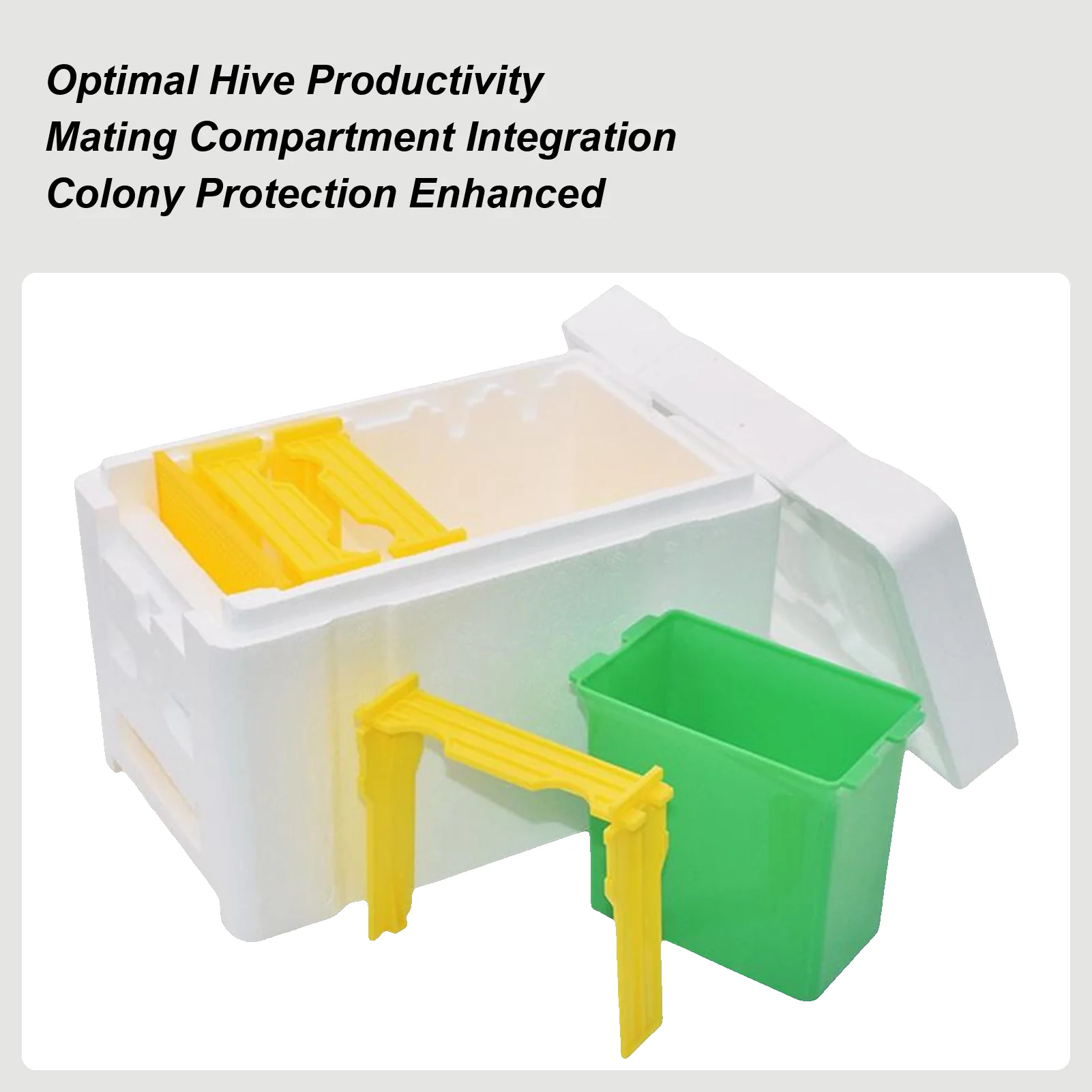 

Коробка для пчелиного улья, изоляционная пена, замок для пчел, садовые принадлежности для начинающих, фермы, сочетание, спаривание, разведение, зимний урожай