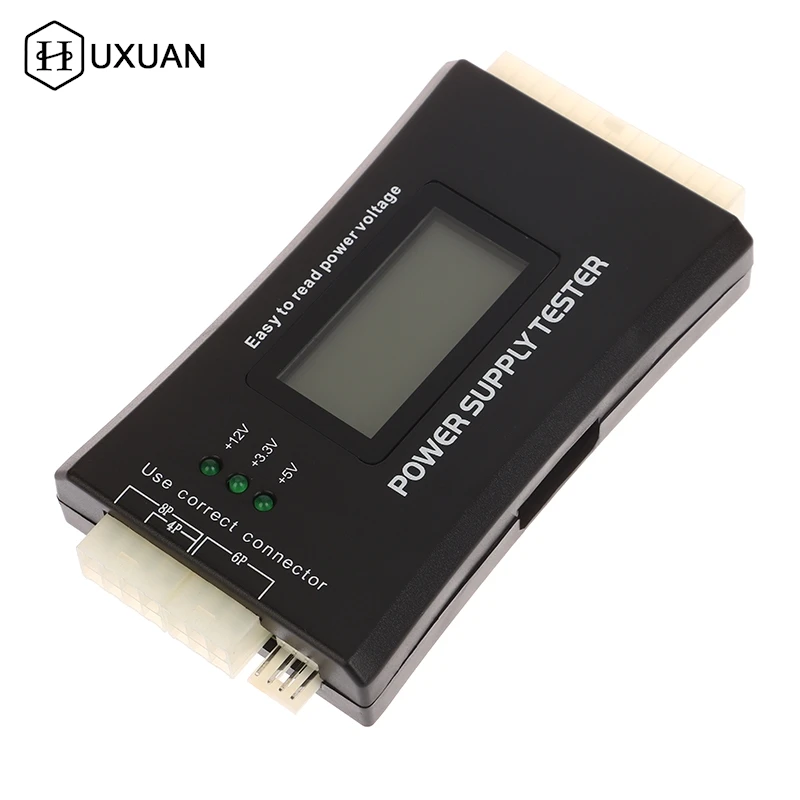 Digital LCD Display PC Computer 20/24 Pin LCD Power Supply Tester Check Atx Source Tester Power Measuring Diagnostic Tester Tool