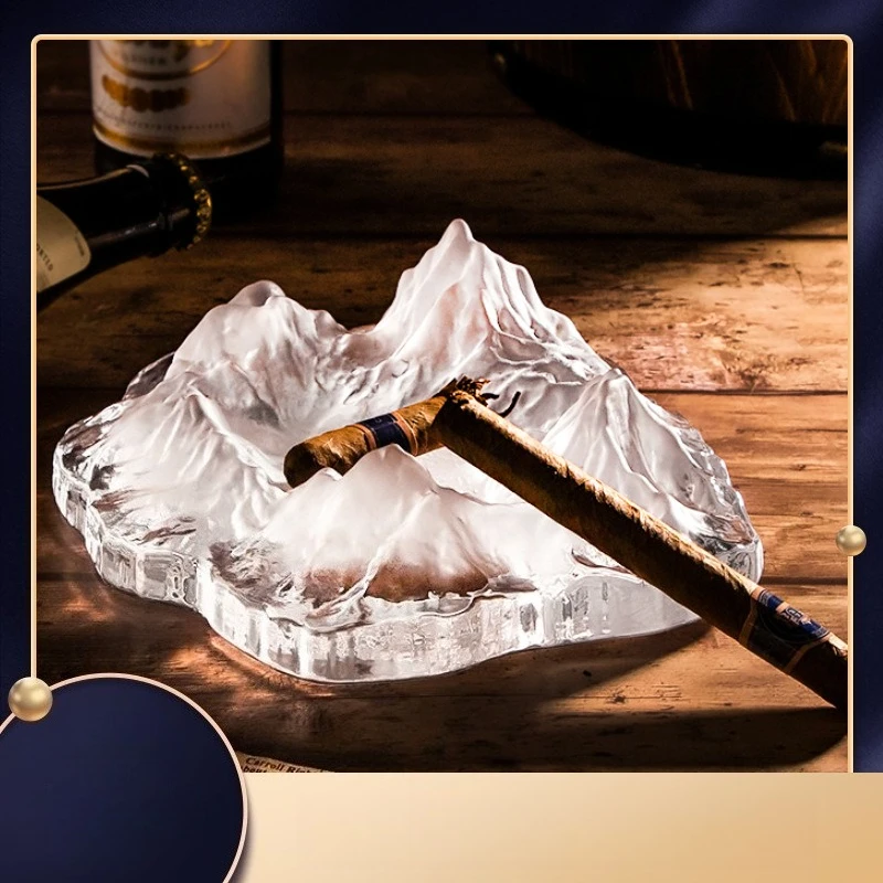 

Роскошная японская пепельница Fujiyama, декоративная матовая мундштук для сигар, минималистичный домашний декор