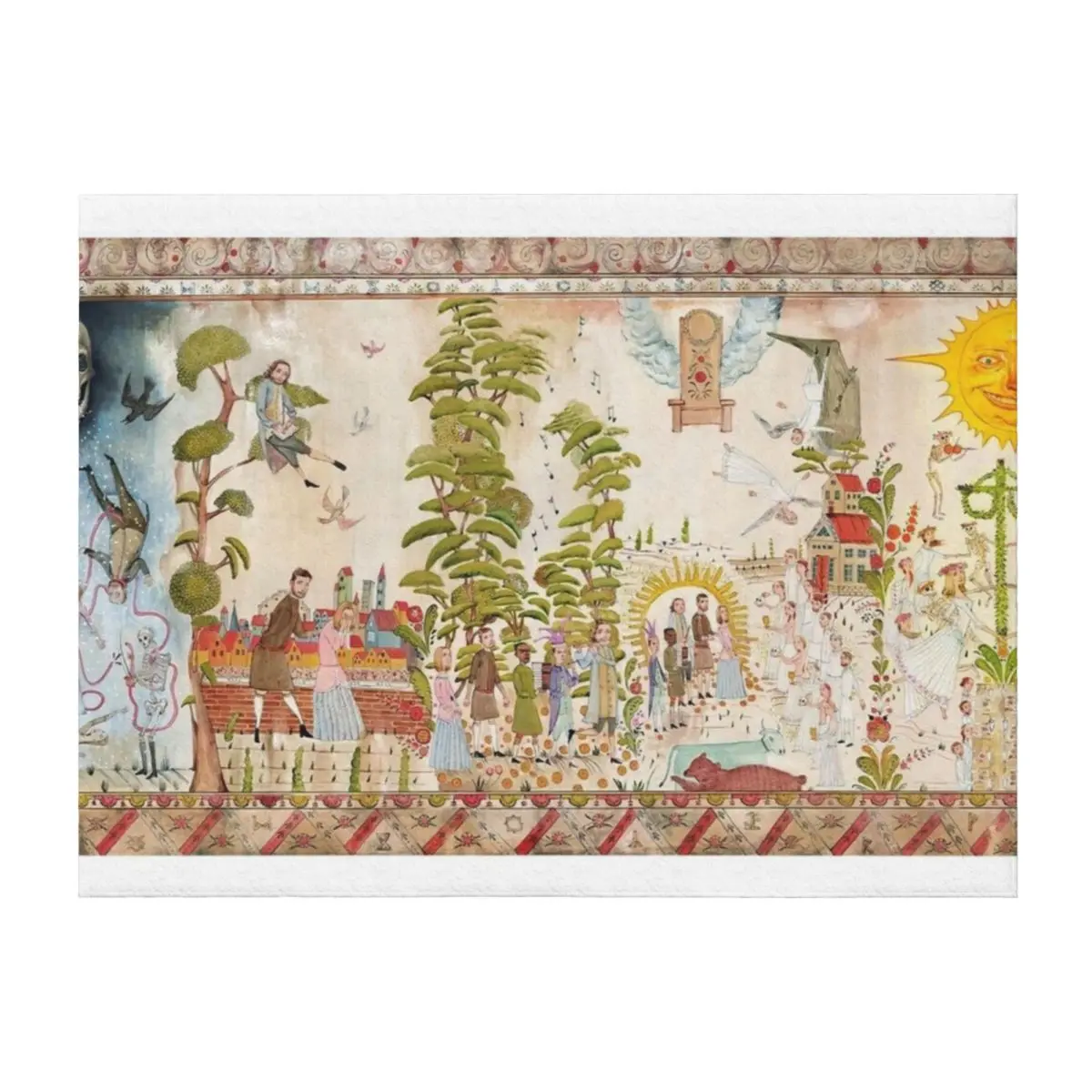 

Card art Throw Blanket Thins Custom Warm Sofa Blankets