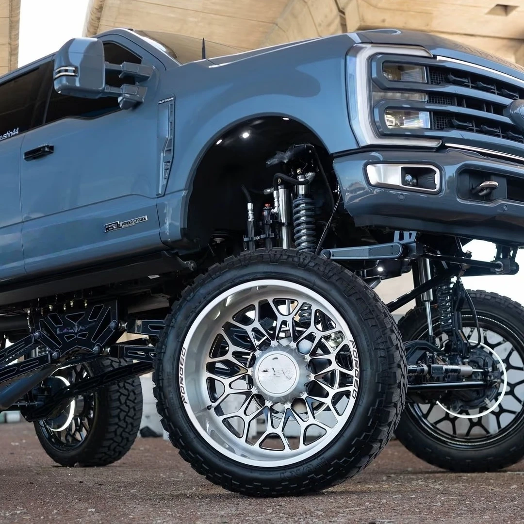 High Grade Forged Offroad Wheels H Shape Chrome Surface 3-Year Guarantee Fit Wrangler Raptor 20-26 Inch Rims JJ1192