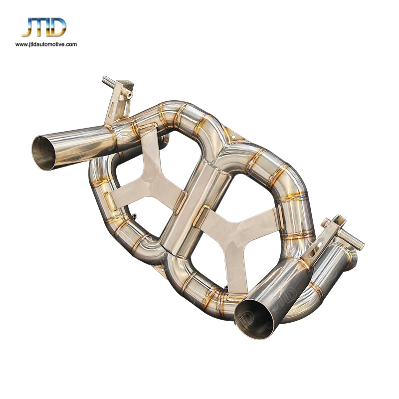 JTLD Factory Direct Sales Stainless Steel Straight Pipe Exhaust System Catback For Lamborghini SVJ