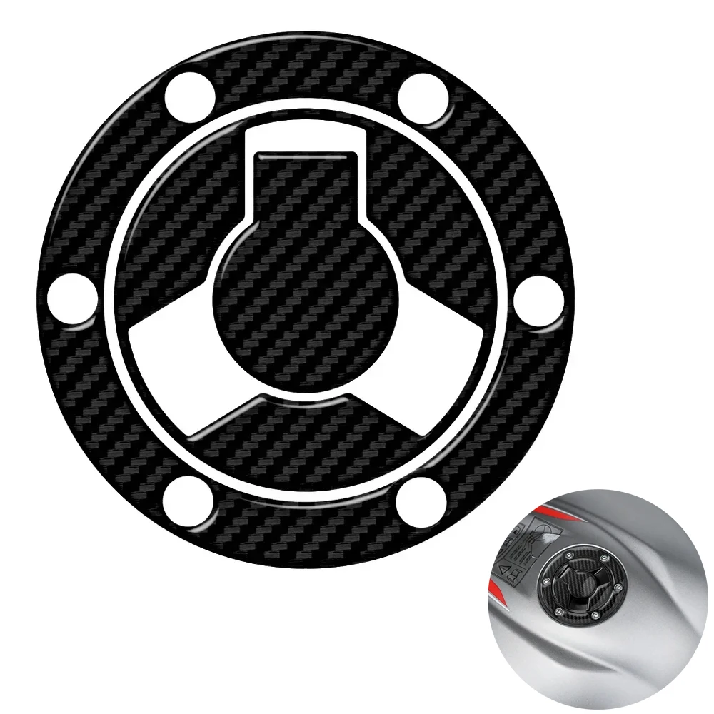 

For Trident 660 Street Triple 765 2020-2024 motorcycle fuel tank cap transparent carbon fiber appearance protection sticker