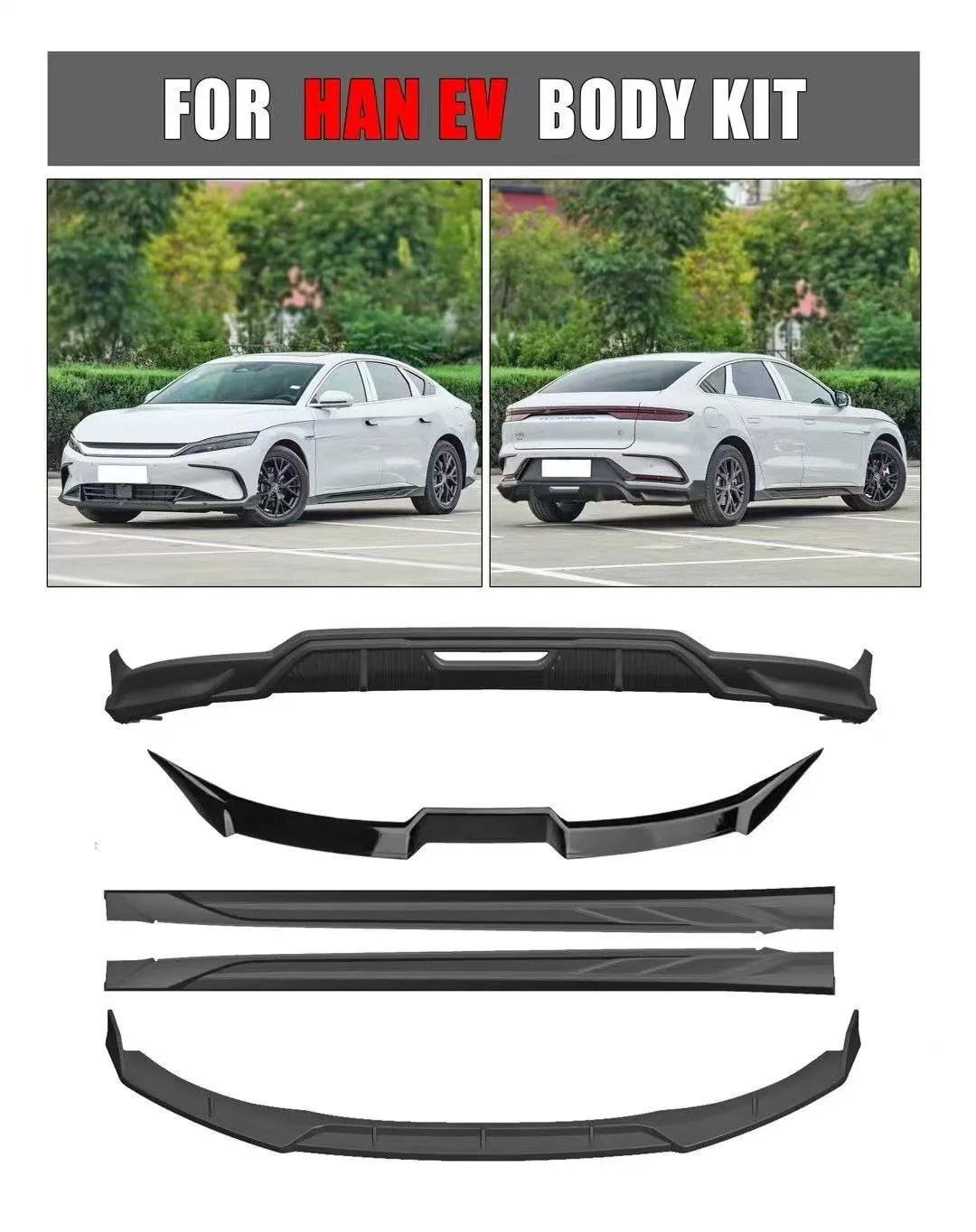 Factory Wholesale Body Kits for BYD Seal DMi/07DMi-DC 2023-2025 Car Bumpers Side Skirts Auto Body KITS Car Parts Upgrade