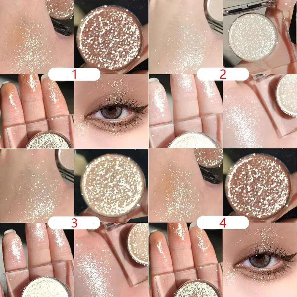 Soft Touch Waterproof Palette Matte Cosmetics Monochrome Eyeshadow Brighten Eyes Glitter Eyeshadow Pigmented