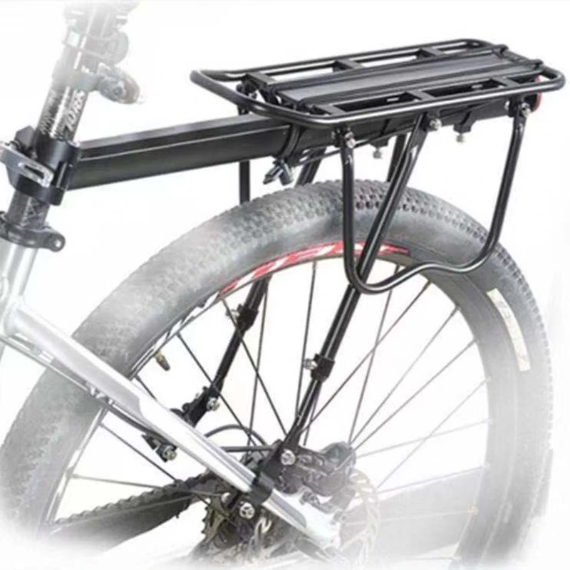 Aluminum Alloy Bike Rear Rack, Rear Back for Seat Luggage, Holder for Carrier for Panniers Bags