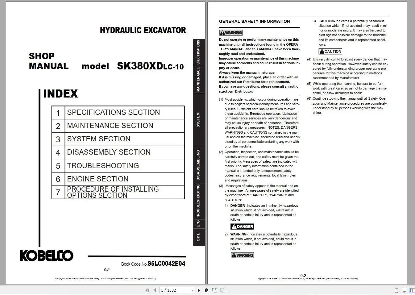 Kobelco 38.12 GB PDF Updated 2021 DVD Heavy Machinery Service Manual Shop Manual