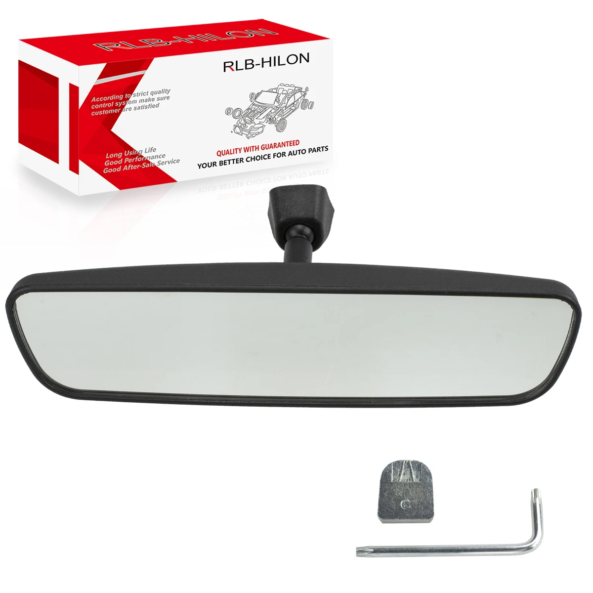 Universal Car-styling Interior Rear View Mirror Wide-angle Rearview Mirror Adjustable Rotates Car Rear Mirror