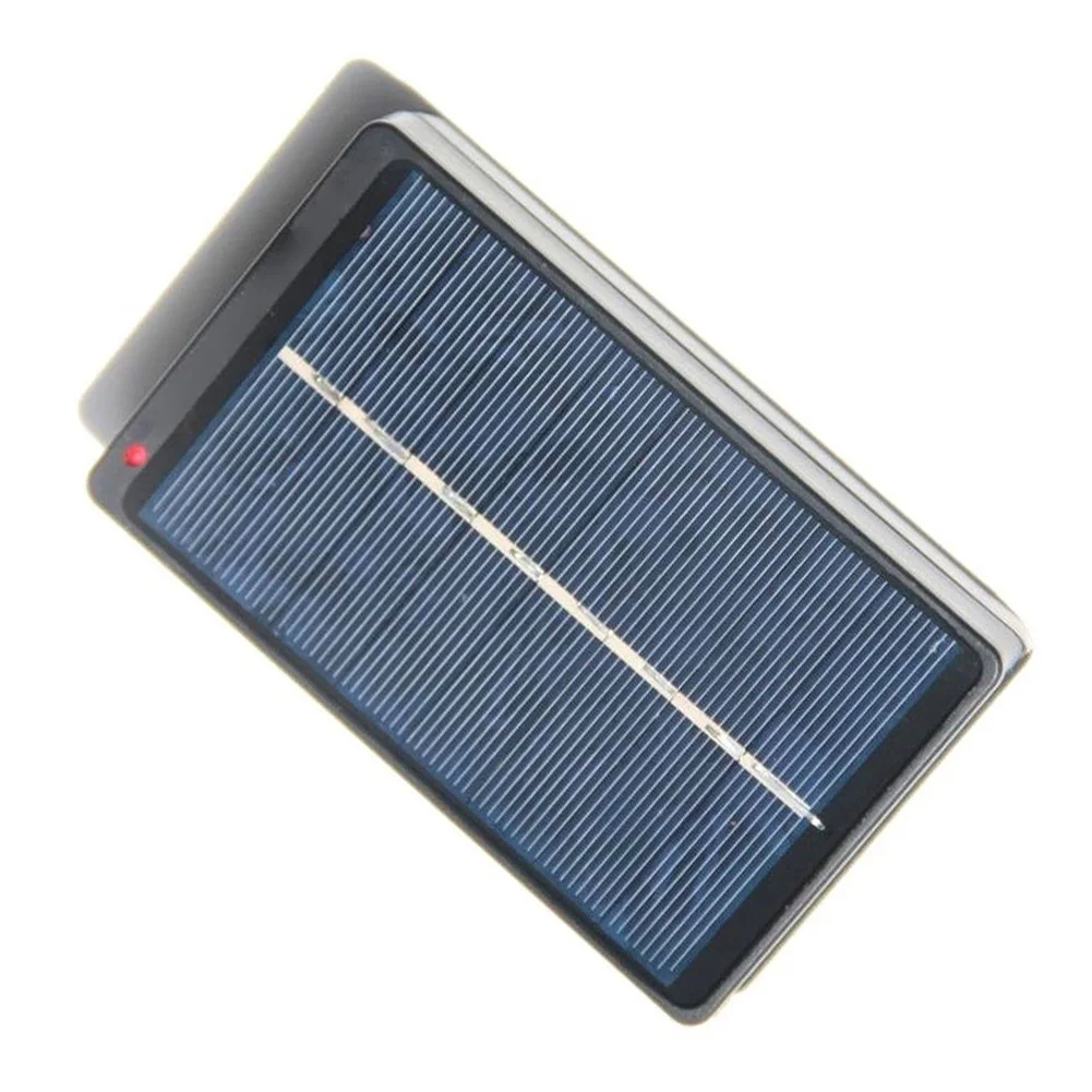 Efficient 1W 4V Solar Charger Box for 2 AA for aaa NiMH Batteries with Clear Red LED Charging Light and Compact Body