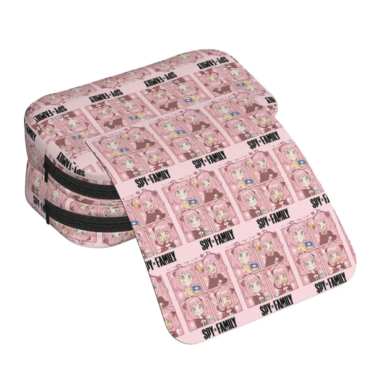 Spy X Family Anya Forger Pencil Case for Students School Pen Box Pencil Bag Stationery Supplies Pen Holder Bag