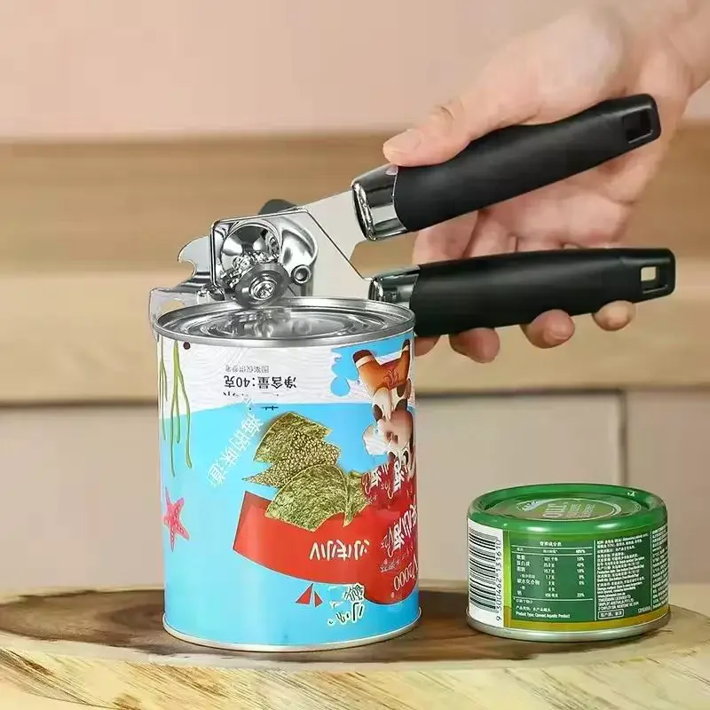 Kitchen Gadgets Jar Openers - Ouvre-boîte manuel professionnel en acier inoxydable