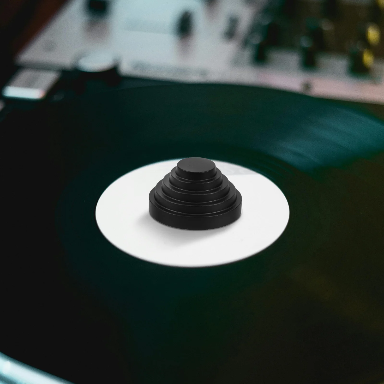 Universal 7 Inch Vinyl Turntable Stabilizer Record Weight Reduces Vibration Durable Decorative Disc Clamp For Audio Player