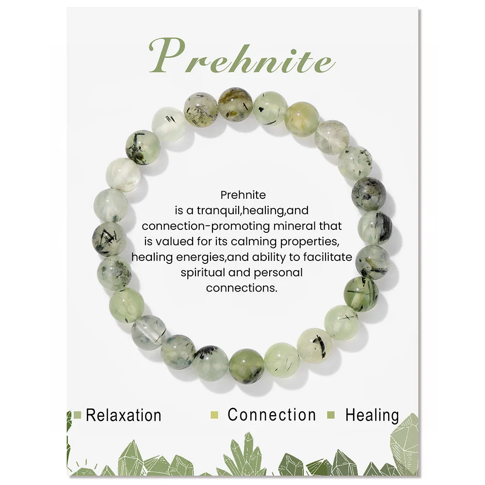 Trend ige Naturstein perlen Tigerauge Armband 8mm runde Amazonit Howlite Quarz Perlen elastische Armbänder Frauen Männer Yoga Schmuck – Detail 12