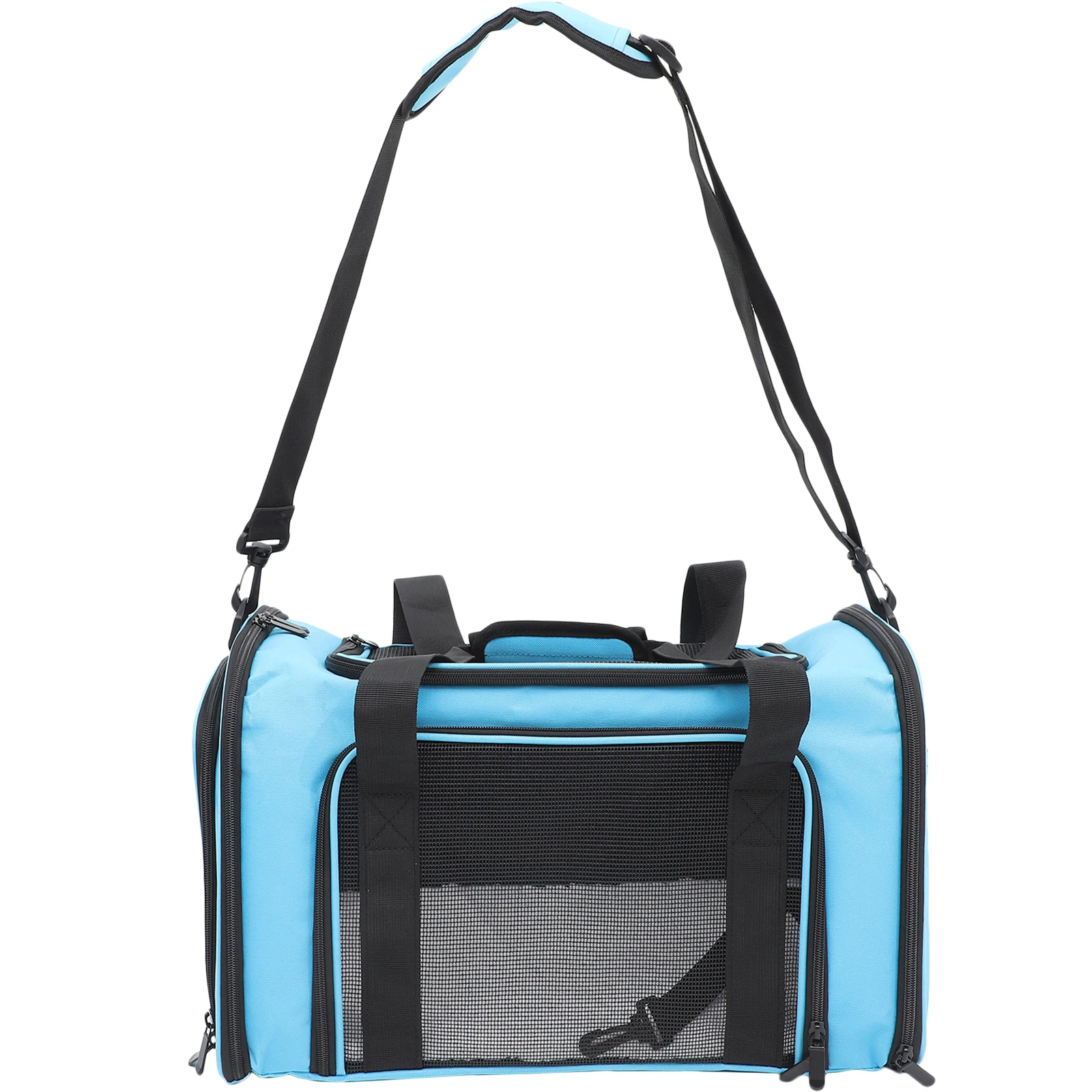

Large Car Pet Bag Large-capacity Expandable Black Oxford Cloth Portable Storage Travel