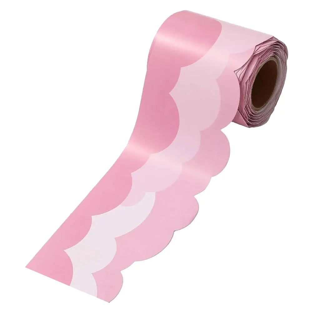 7.5cmx15m Cloud Shaped Bulletin Board Border Roll Easy Apply Remove Vivid Print Flexible Size Classroom Decor Office Wall Party