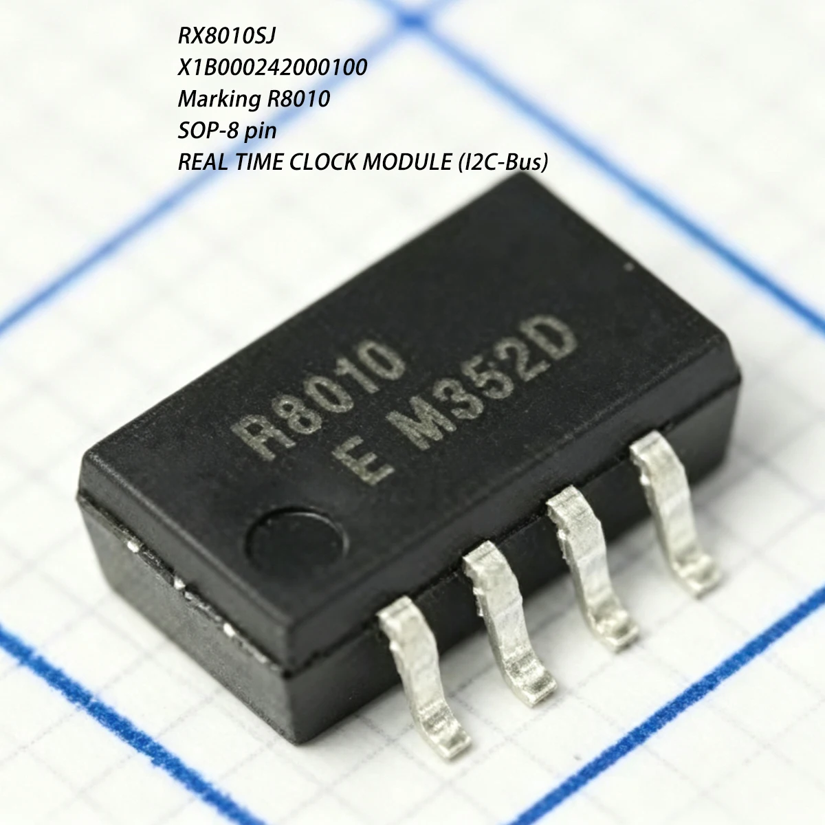 10PCS RX8010SJ X1B000242000100 Marking R8010 SOP-8pin 1.6V to 5.5V 128bit 400kHz NEW Original I2C-Bus REAL TIME RTC clock module