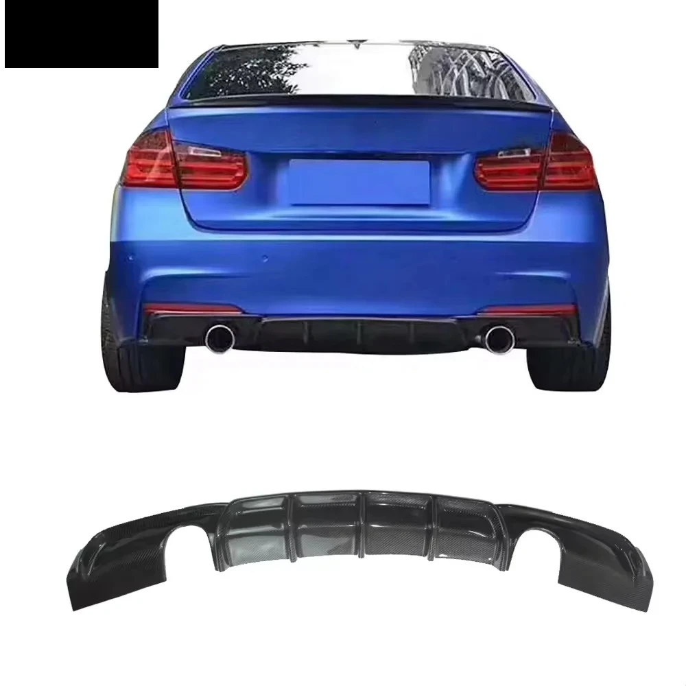 

Двойные насадки из углеродного волокна, диффузор заднего бампера в стиле MP для BMW 3 серии F30 F35 Norsen