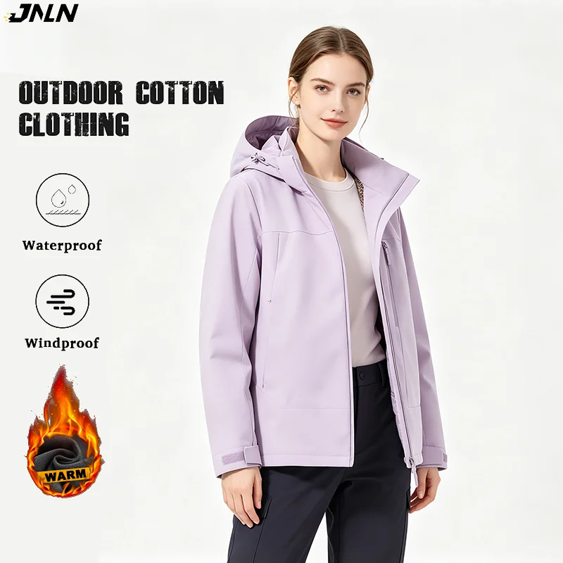 jnln-レディース-冬用サーマルコート-防水-防風-暖かいコットンパッド入りジャケット-ハイキング-キャンプ-スキー-登山-ウィンドブレーカー