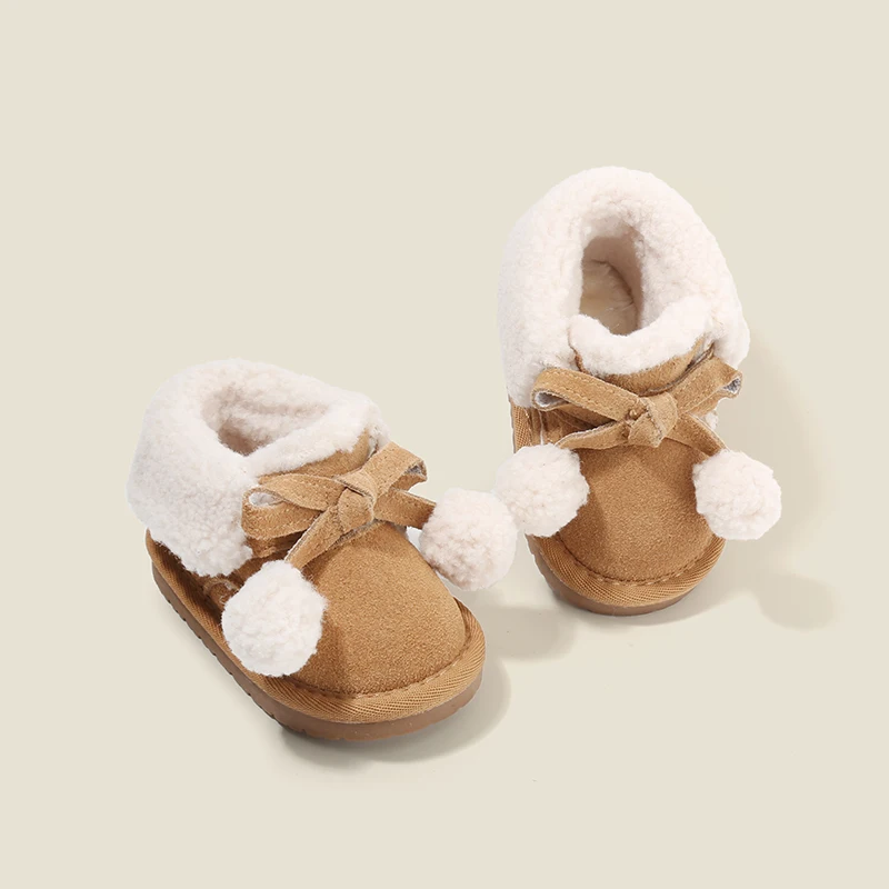 

Детская хлопковая обувь, утепленные зимние сапоги с подкладкой, зимняя мягкая теплая детская прогулочная обувь для маленьких детей, детская обувь