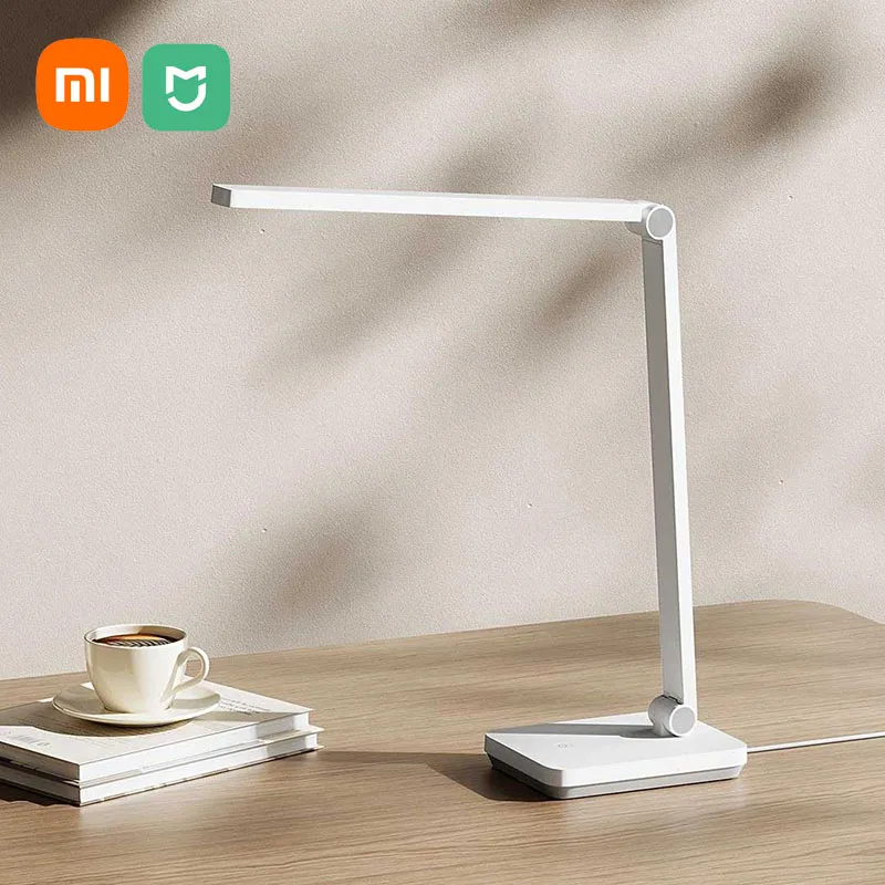 

Настольная настольная лампа Xiaomi Mijia 2 Lite Ra90, складная защита глаз, 3-ступенчатая затемняющая цветная настольная лампа для чтения, прикроватная ночная лампа