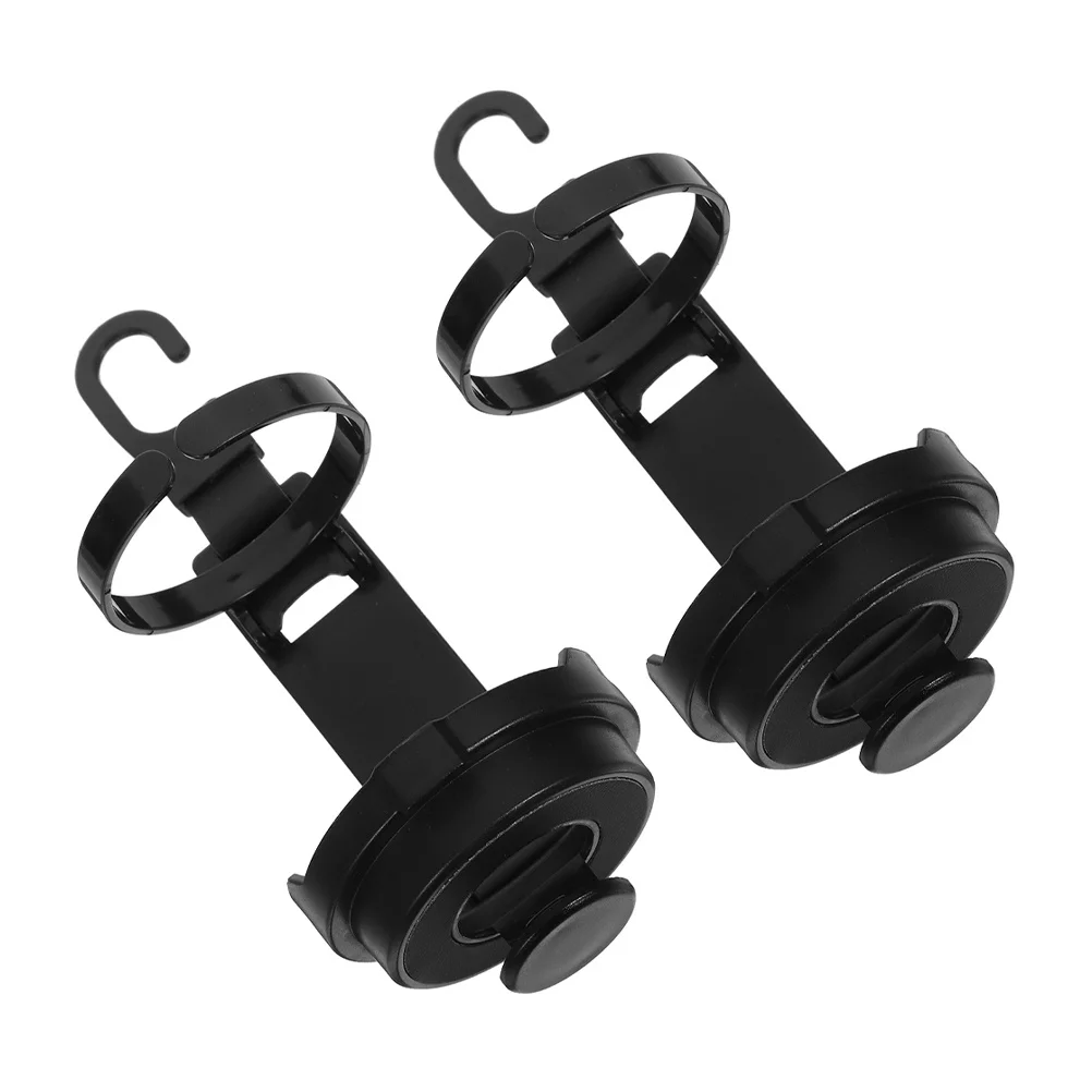 

2Pcs Car Cup Holder Headrest Hooks Backseat Drink Holder Seat Hooks ABS Strong Material Car Back Seat Cup Holders