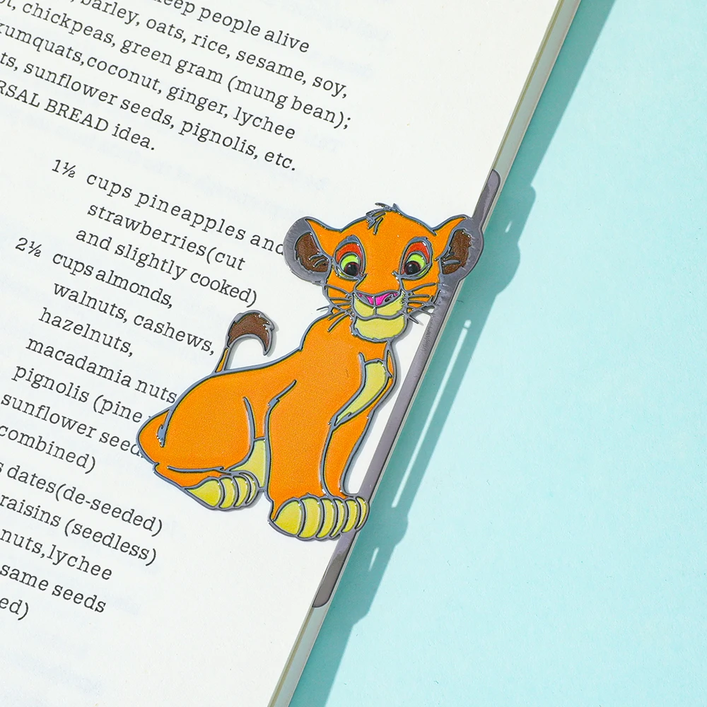 シンバ メタルブックマーク チェーン付き ノベルティキャラク - Home Office Library のレビューと価格