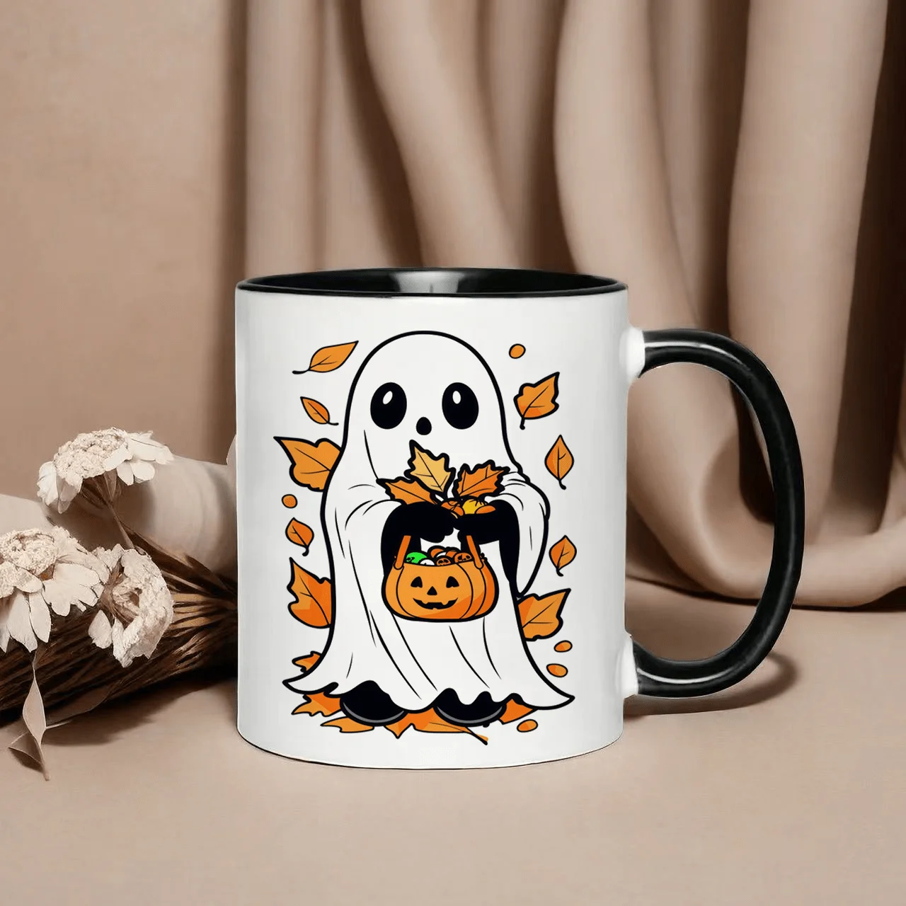 Spooky Halloween Themed Coffee Mug Available in of Ceramic Suitable for Coffee Tea or Milk Can Withstand High Temperatures
