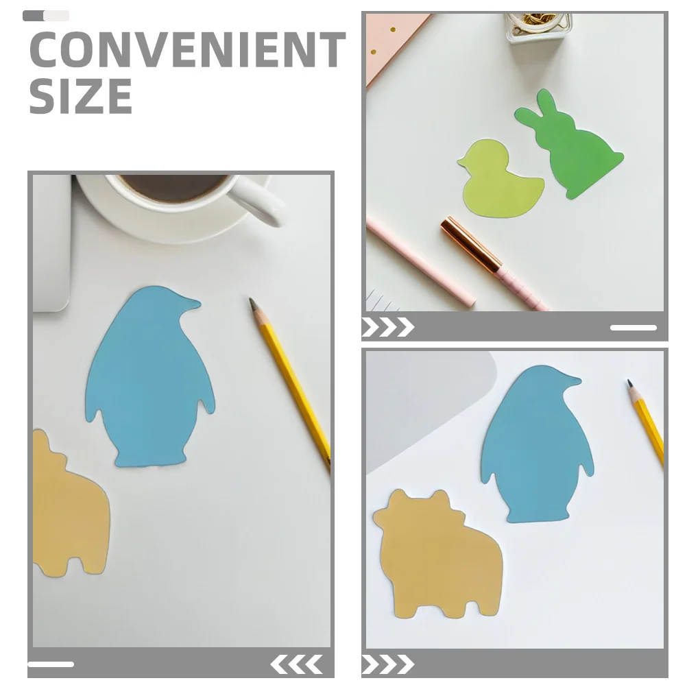 2 set 2 set 9 libri/set quaderni memo animali carini note autoadesive per la scuola ufficio casa cancelleria kawaii coniglietto cane