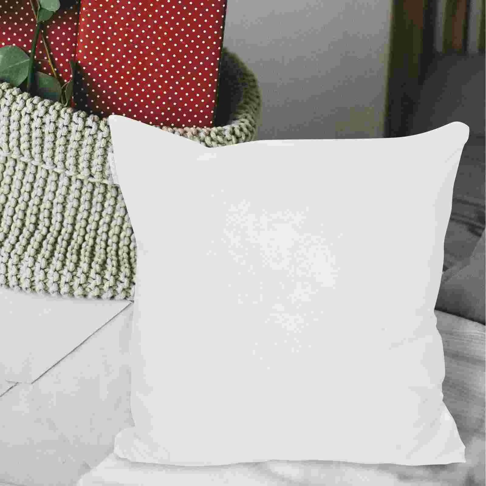 Pillow Case Throw Pillows for Couch Core Cover Cushion Cover/Pillow Pillowcases Brushed Fabric Bed Home White Liner
