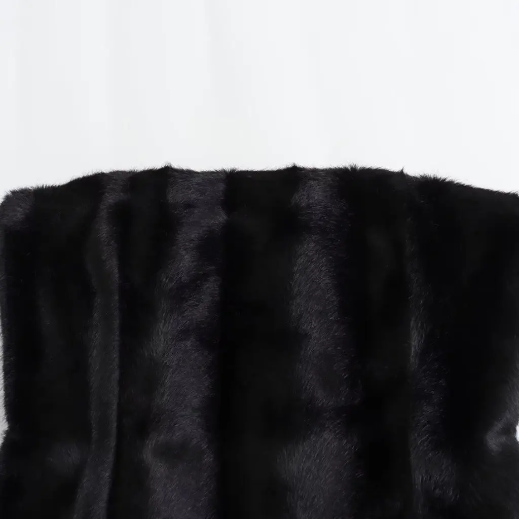

Women's European And American Style Spring Fashion Artificial Fur Effect Tube Top New Arrival