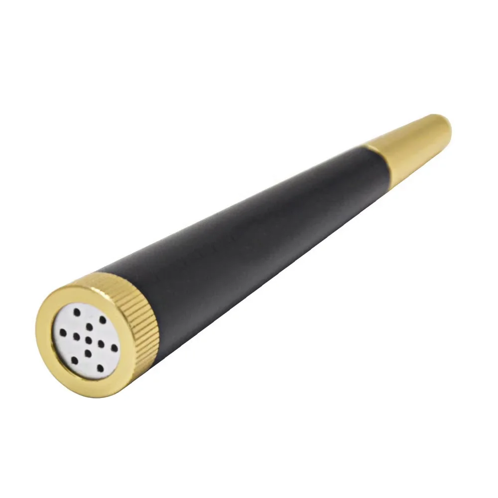 Removable Metal Cone Herb Smoking Pipe with Activated Carbon Filter Mouth Tips Dry Burning Tobacco Pipes Smoking Accessories view 4