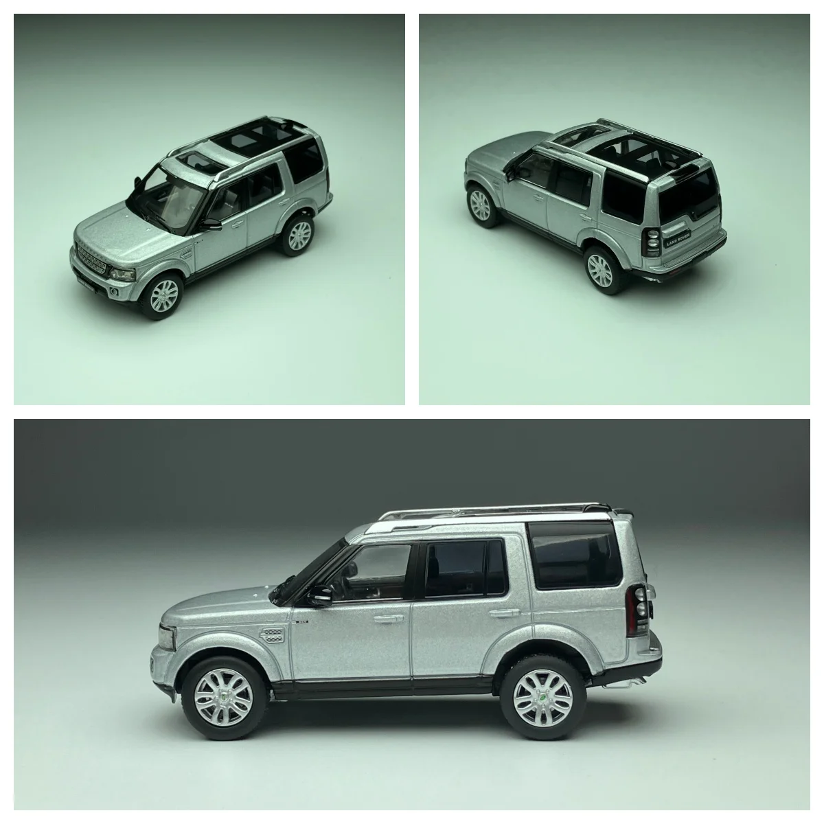 

theBox Store ZD GCD 1:64 Discovery 4 SUV Silver Model Diecast Metal Car Alloy