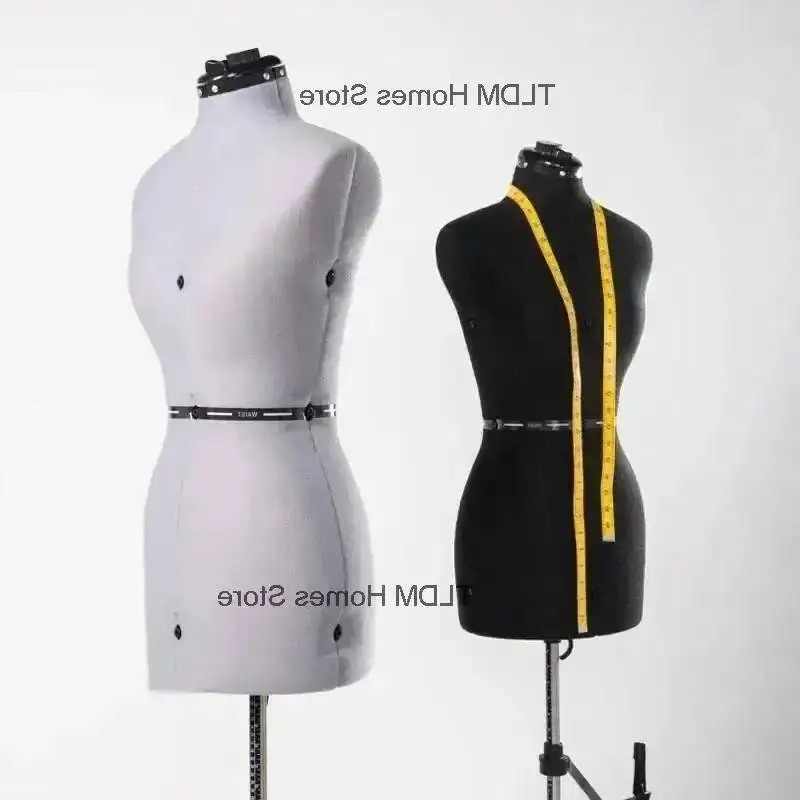 

Tailor Dress Mannequin Adjustable Clothes for Cover Design Female Bust Sewing body Stand Cloth Metal Base Sewing Supplies k