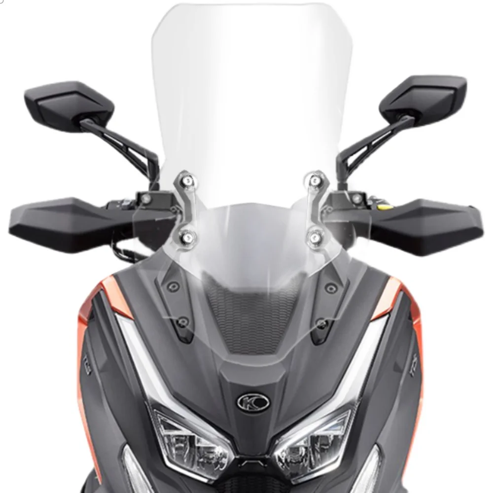 For KYMCO Xciting S350 modified windshield DTX360 enlarged and widened windshield and front windshield panel new model