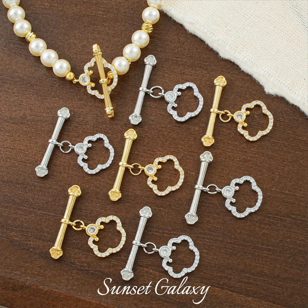 

Пряжка Ruyi OT в китайском стиле 18 карат, маленькая пряжка с крючком для носа слона, браслет из ручного бисера, ожерелье, аксессуары