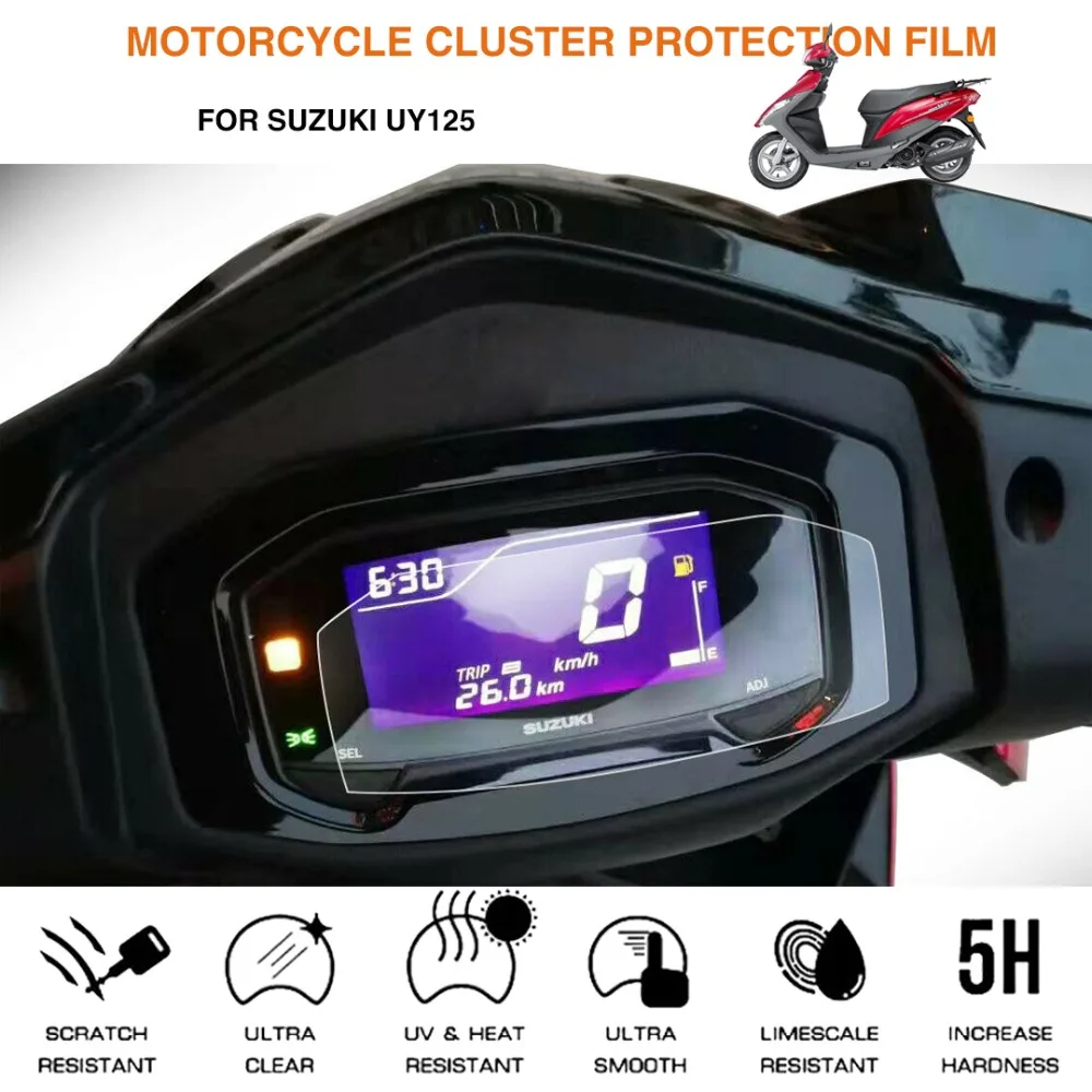 Moto Cluster Protezione Antigraffio Pellicola Della Protezione Dello Schermo Per Suzuki GSXR 150 UY125 UY 125 Altalena GSX125 GIXXER155 GIXXER 155