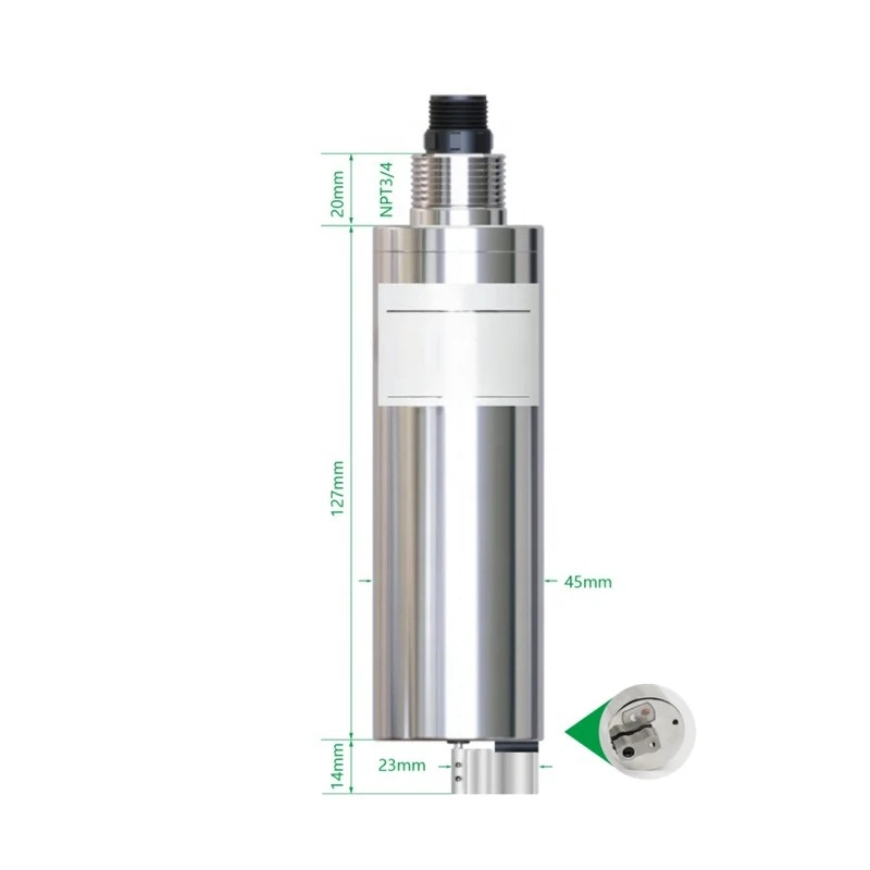 High sensitivity water sensor, detection method water analyzer