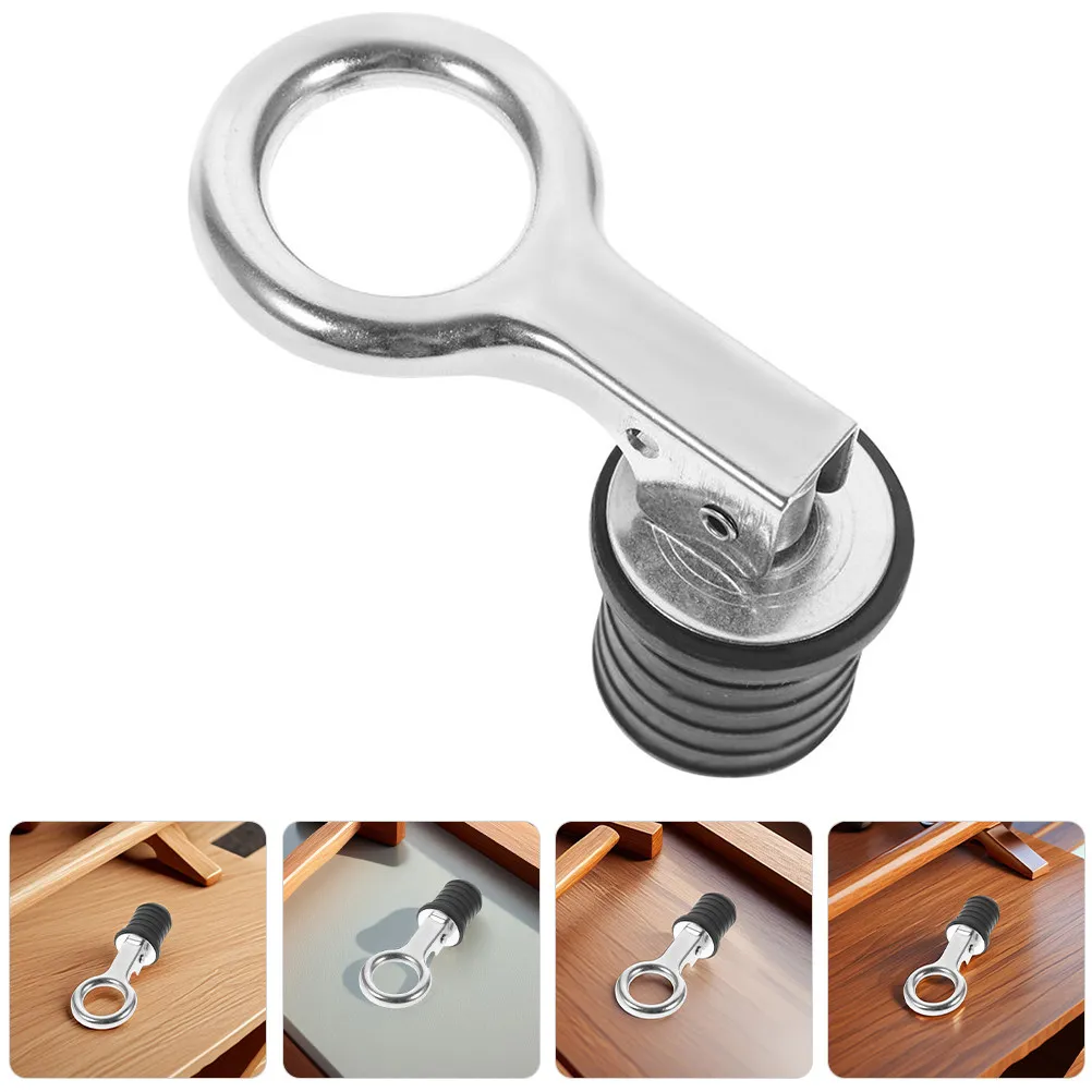 High Performance Stainless Steel Boat Drain Plug Rapid Water Removal Leakproof Seal for Kayak Yacht Sailboat Motorboat Dinghy